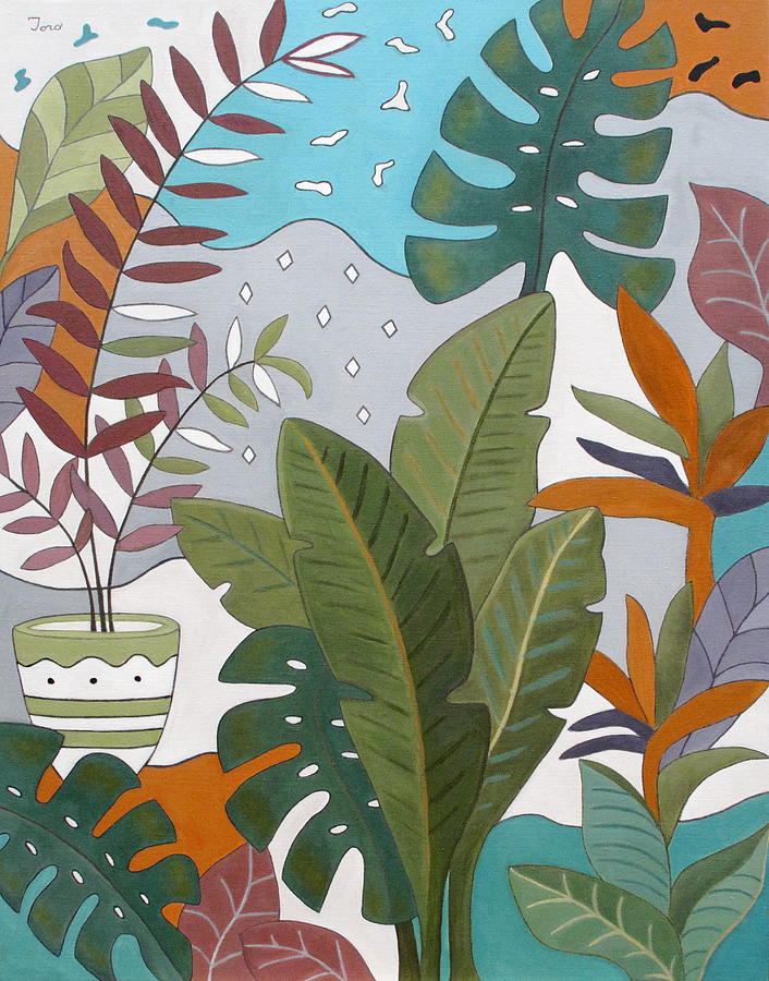 Tropical Escape Painting by Trish Toro