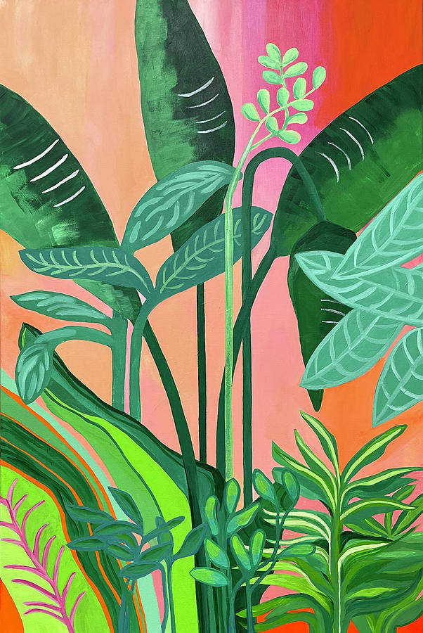 Tropical Essence Painting by Linda Bailey