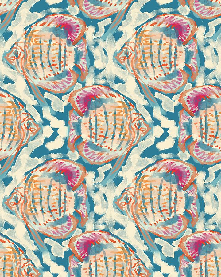 Tropical Fish Digital Art by Earth and Sky Illustration and Design Tropical Fish Digital Art by Earth and Sky Illustration and Design