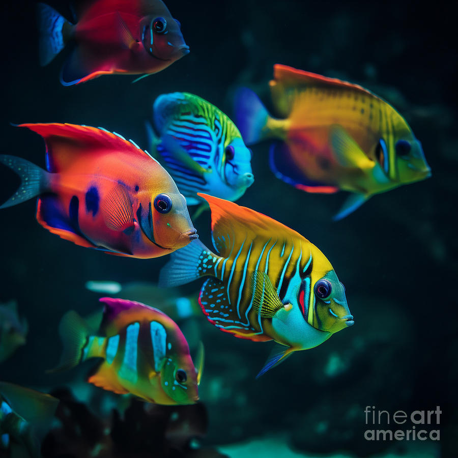 Tropical Fish II Digital Art by Jay Schankman