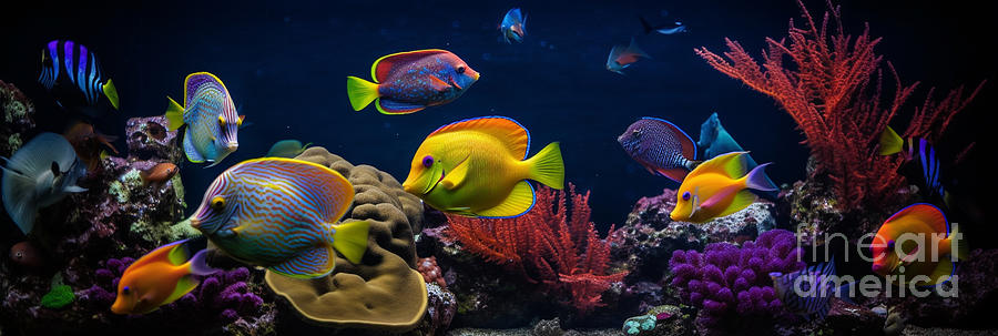 Tropical Fish III Digital Art by Jay Schankman