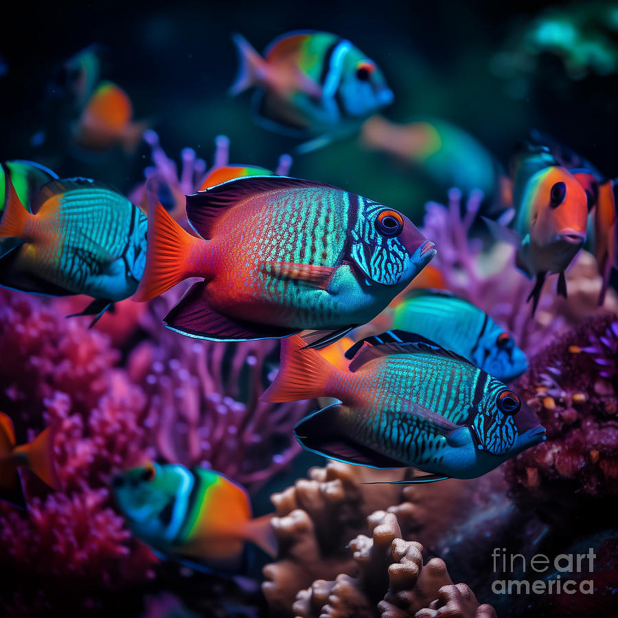 Tropical Fish IV Digital Art by Jay Schankman