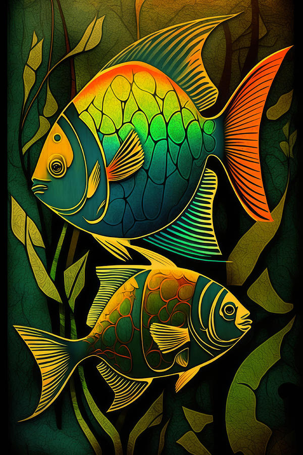 Tropical Fish Digital Art by James Lloyd Tropical Fish Digital Art by James Lloyd