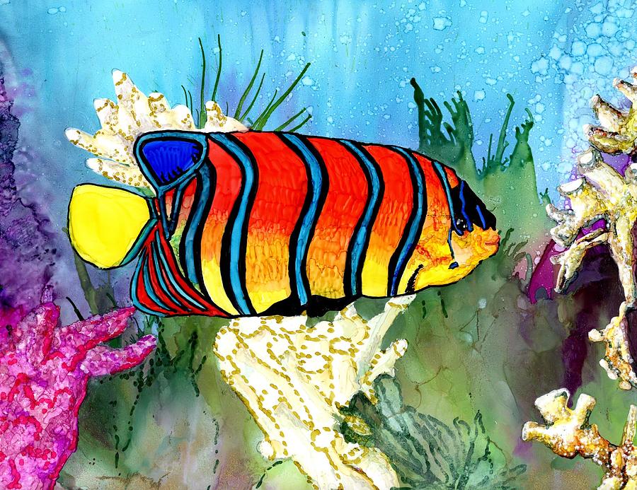 Tropical Fish Painting by Kristen Hall - Fine Art America