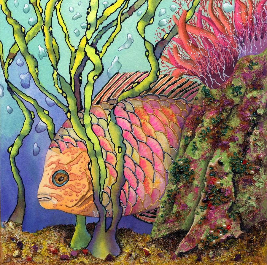 Tropical Fish Painting by Lynne Henderson