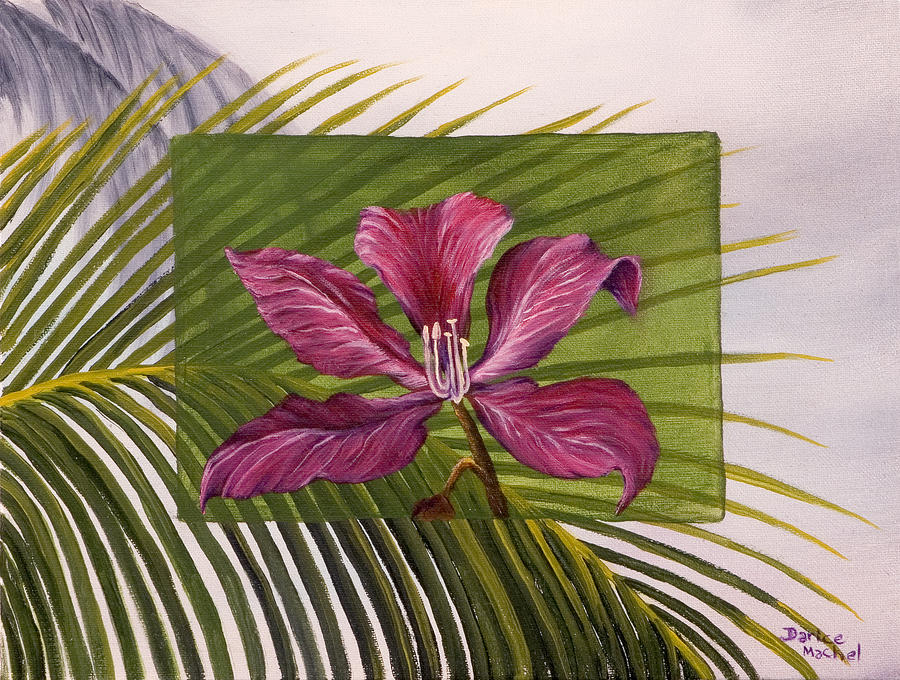 Tropical Flower Painting by Darice Machel McGuire