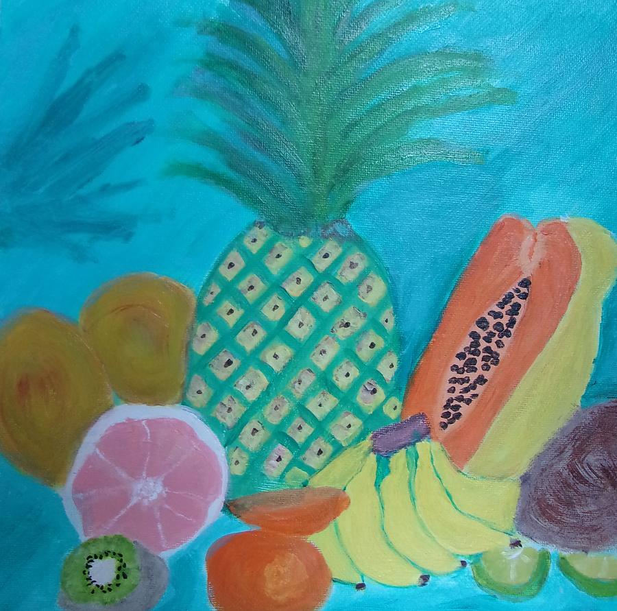 Tropical Fruits Painting By Sharon Young Fine Art America