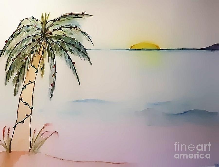 Tropical Holiday Painting by Mesa Teresita