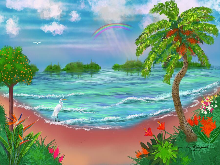Tropical Oasis Digital Art