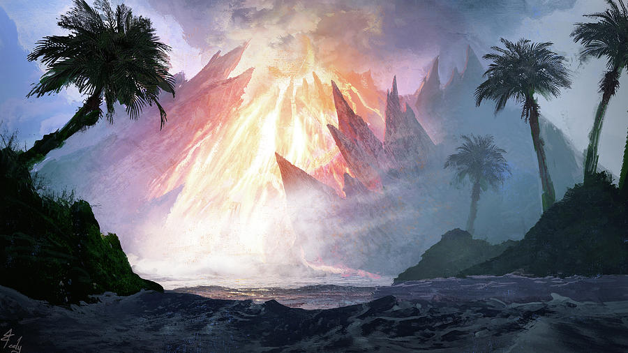 Tropical Otherworld Painting by Joseph Feely