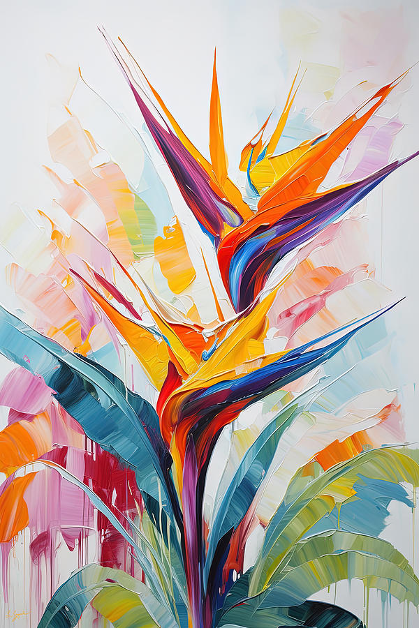 Tropical Paradise Art Painting by Lourry Legarde