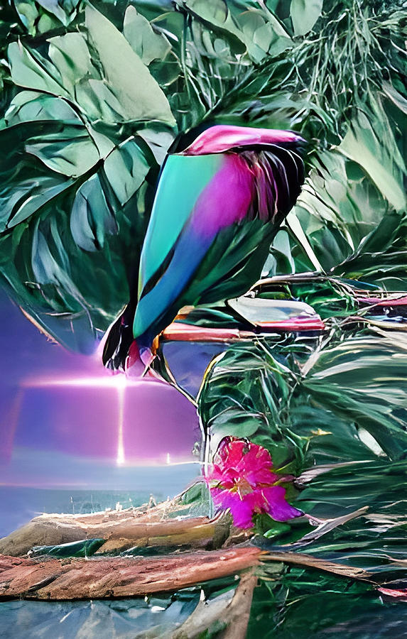 Tropical Paradise Digital Art by Lisa Pearlman