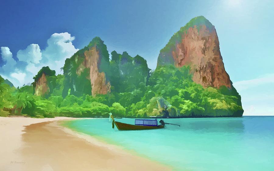 Tropical Paradise Of Thailand Painting