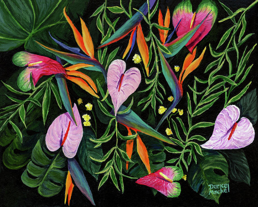 Tropical Potpourri Painting by Darice Machel McGuire