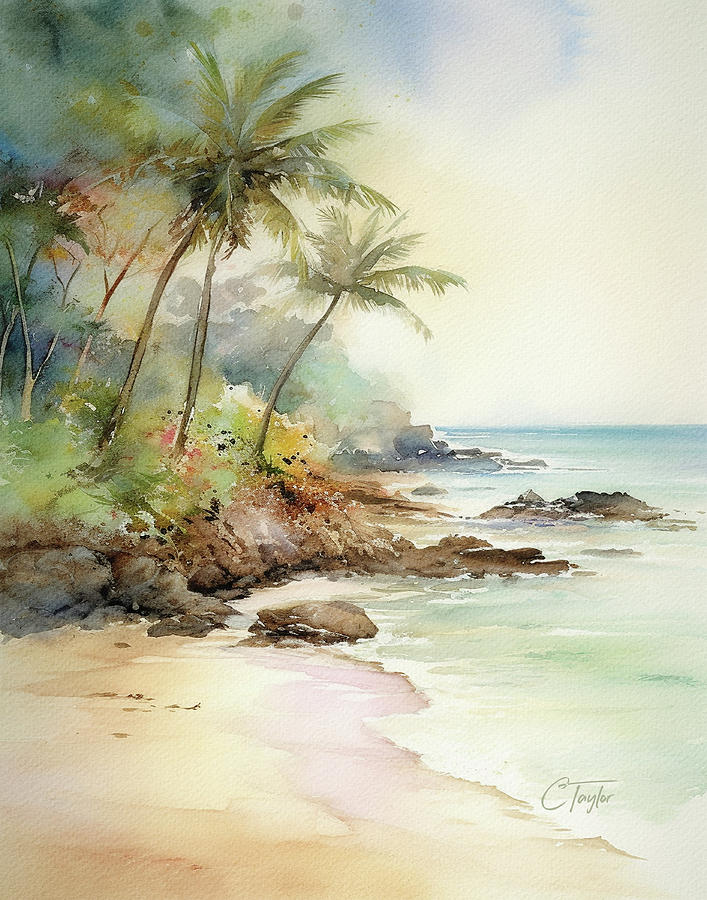 Tropical Splendor  Painting by Colleen Taylor