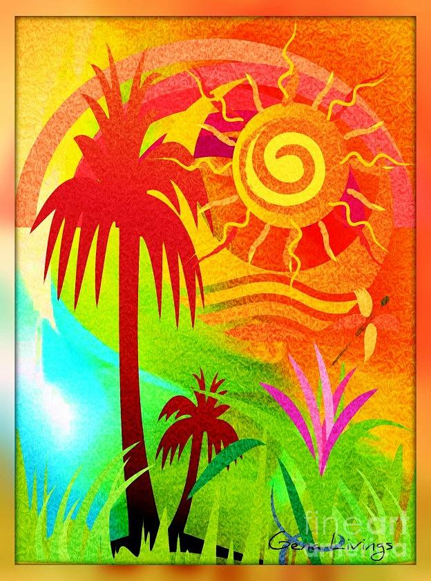Tropical Splendor Journal Digital Art by Gena Livings