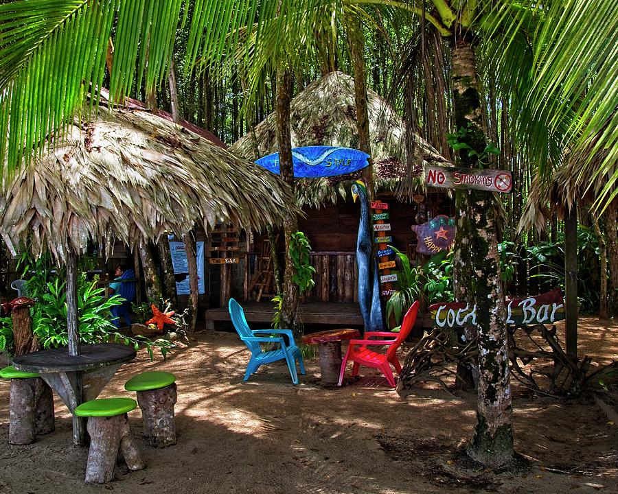 Tropical Tiki Bar Photograph by Robert McKinstry