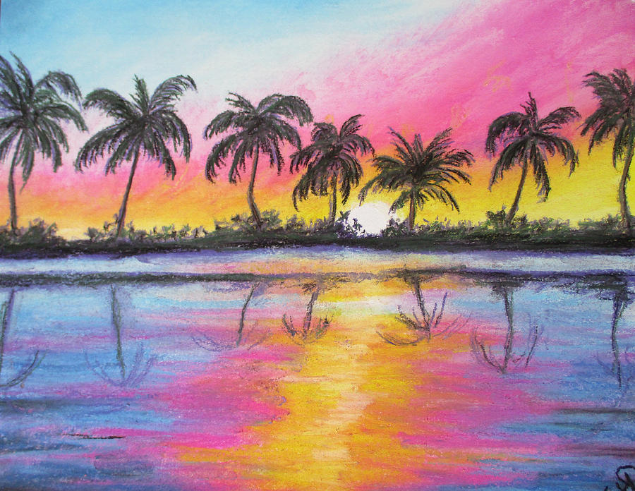 Tropical Tropicana Painting by Jen Shearer