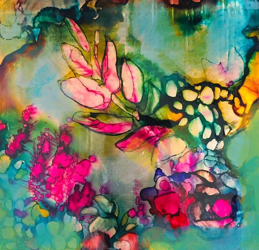 Tropical Vibes Mixed Media by Melanie Stanton
