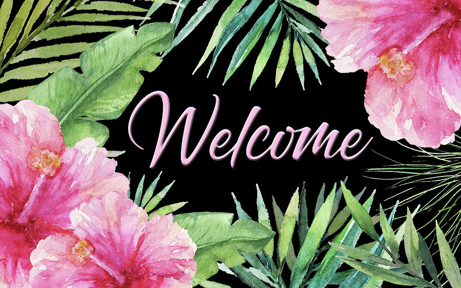 Tropical Welcome Digital Art by HH Photography of Florida