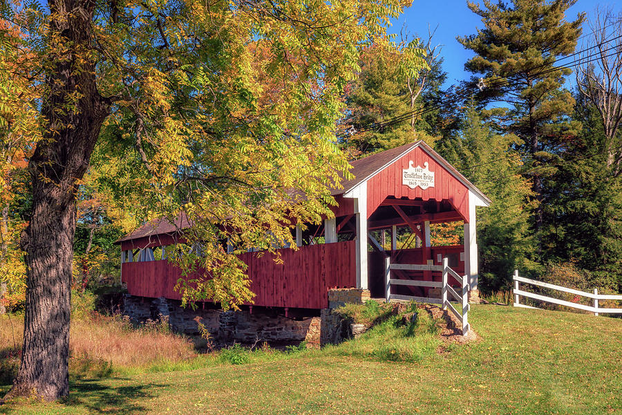 Trostletown Covered Bridge - Somerset County, PA Photograph by Susan Rissi Tregoning