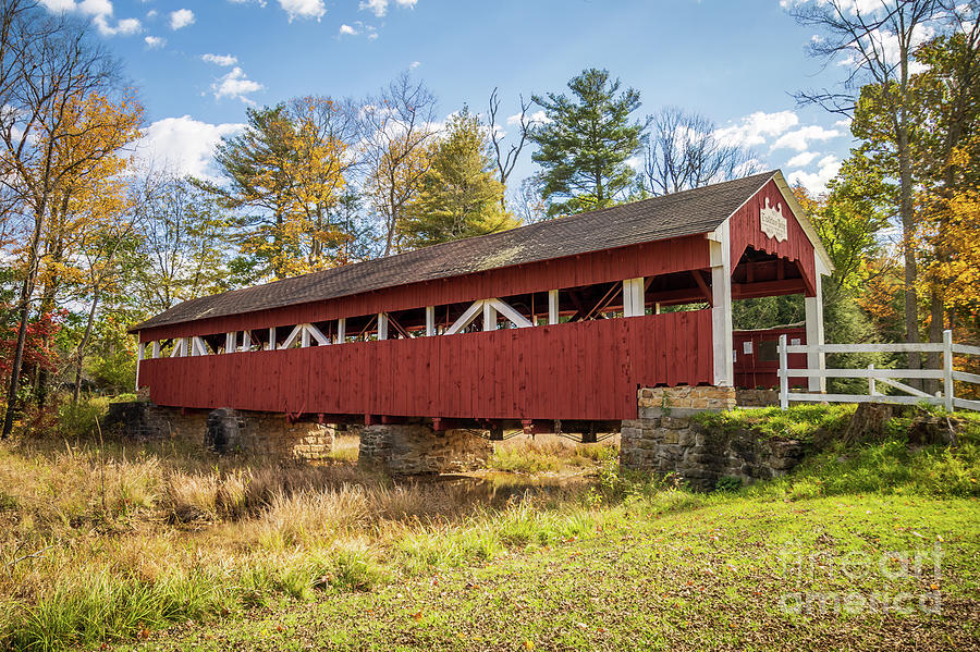 Trostletown Covered Bridge, Somerset, View 1 Photograph by Sturgeon Photography