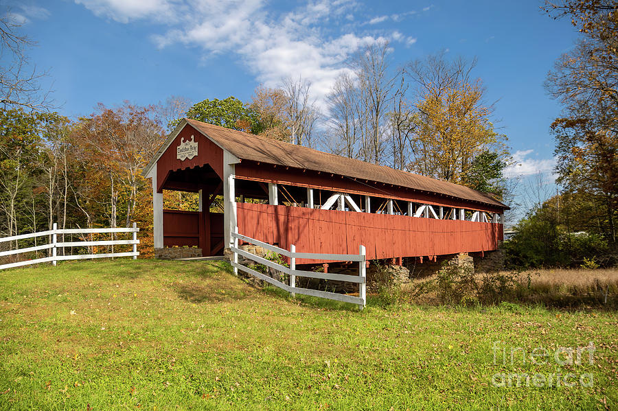 Trostletown Covered Bridge, Somerset, View 3 Photograph by Sturgeon Photography