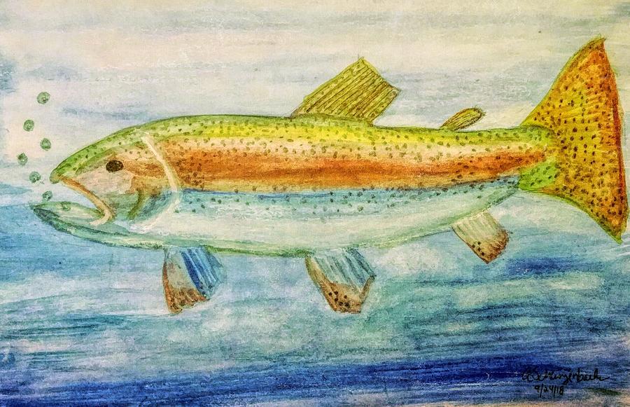 Trout Painting