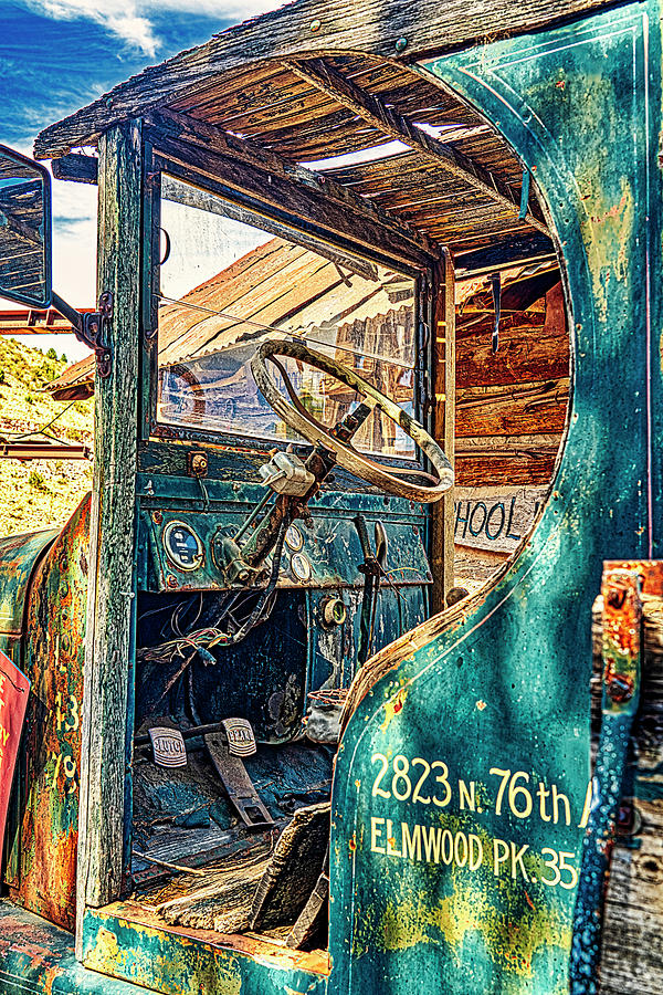 Truck at Gold King Mine Digital Art by Al Judge