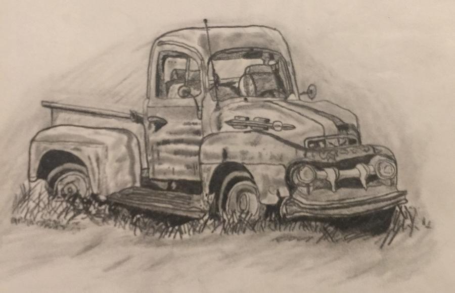 Truck Drawing by Casey T Mitchell - Fine Art America