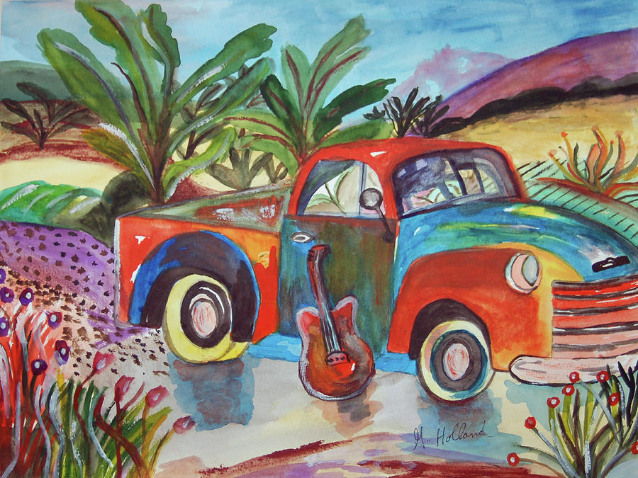 Truck, My Old Friend Painting by Genevieve Holland