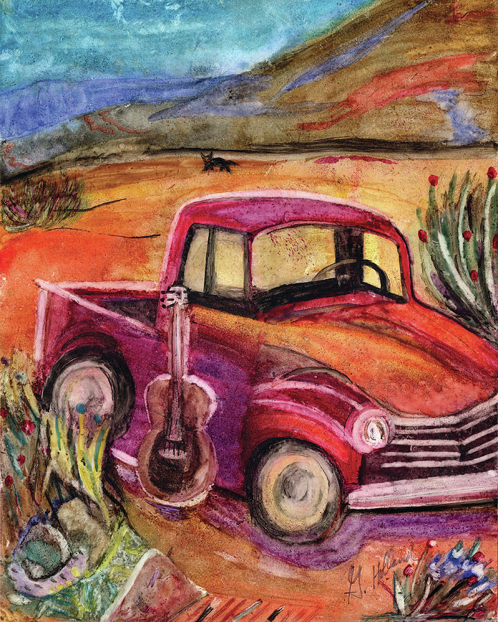 Truck X Southwest Painting by Genevieve Holland