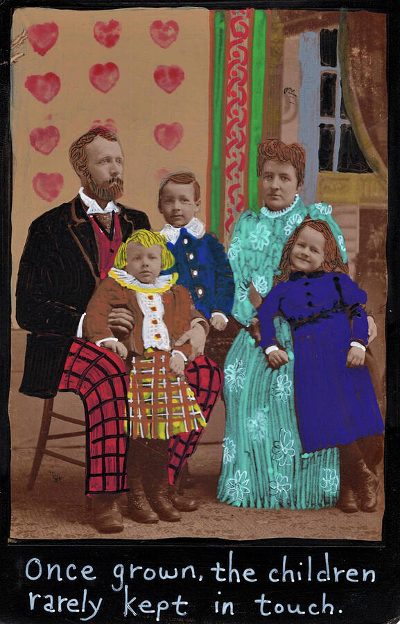 True Family Story Painting by Jo Potocki True Family Story Painting by Jo Potocki