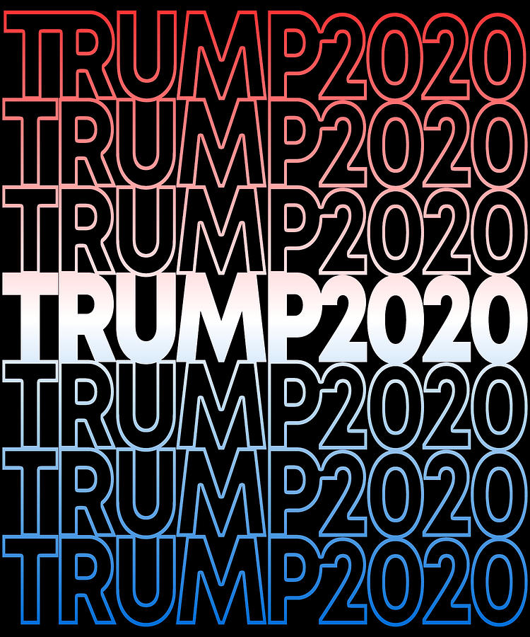 Trump 2020 Retro Donald Trump for President Digital Art by Flippin Sweet Gear