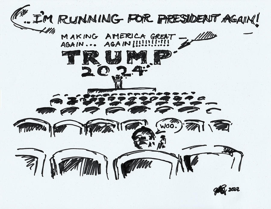 Trump 2024 Drawing By Joseph A Langley Pixels   Trump 2024 Joseph A Langley 