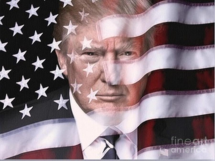 Donald Trump Digital Art - Trump America by John Lyes