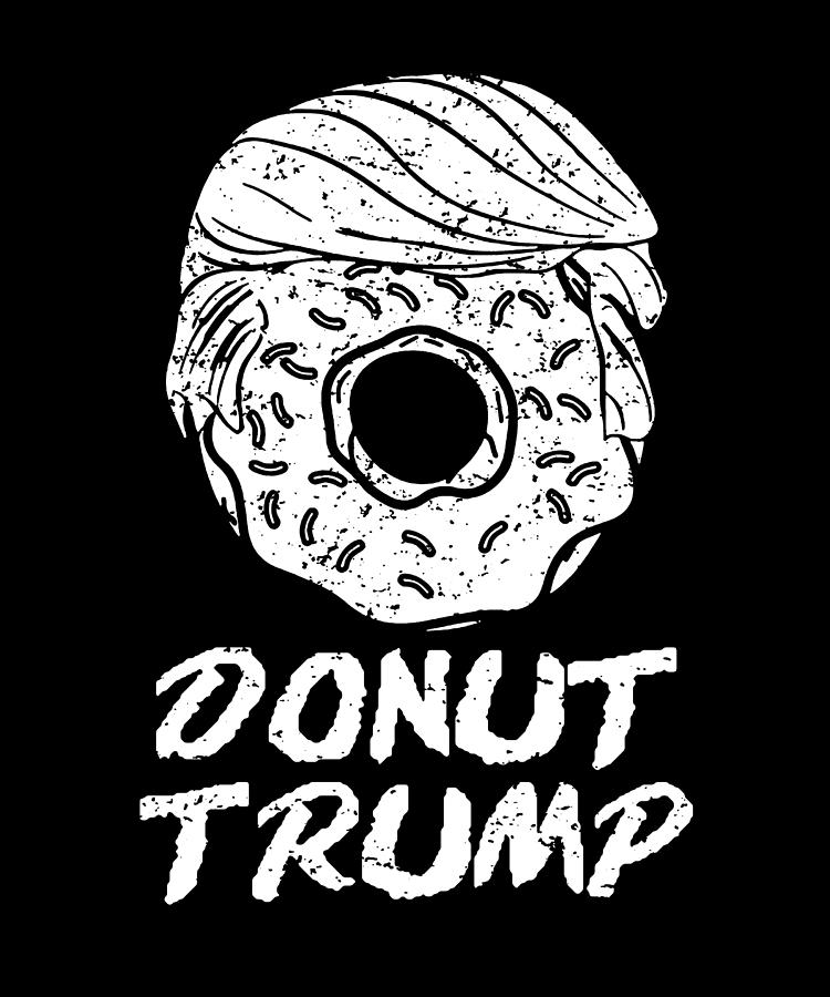 Trump Donut Painting by Nicege Aldin - Fine Art America