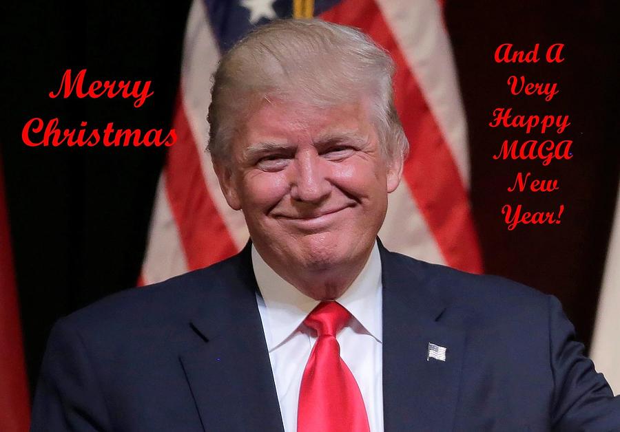Trump MAGA Christmas card Photograph by Vincent Cricchio