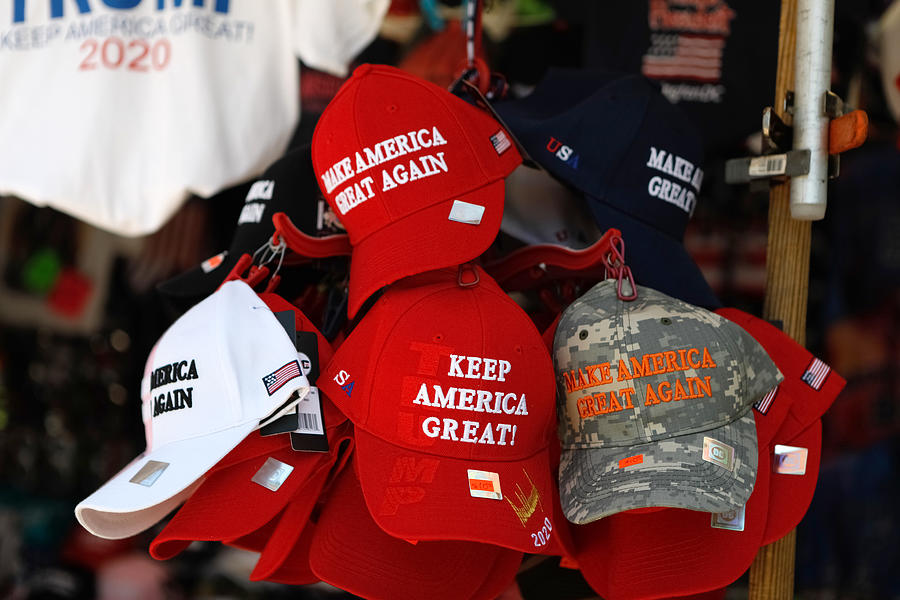 Trump MAGA hats and Reelection gear Photograph by P_Wei