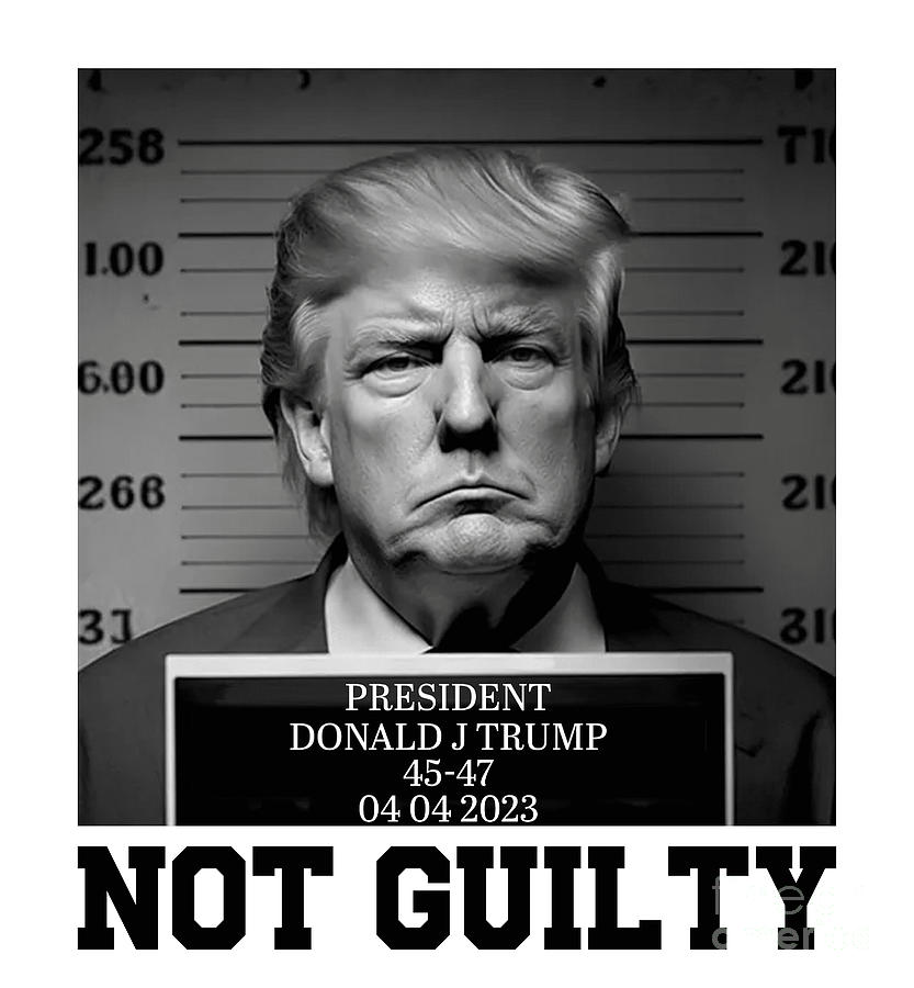 Trump Not Guilty Digital Art by Creator Designs - Fine Art America