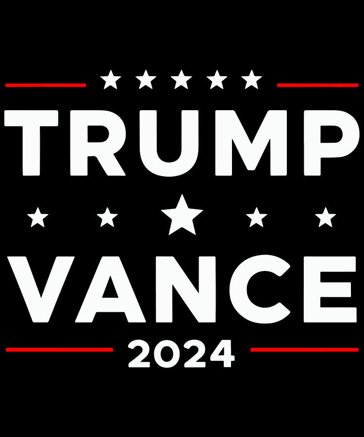 Trump Vance For President 2024 Digital Art by Flippin Sweet Gear