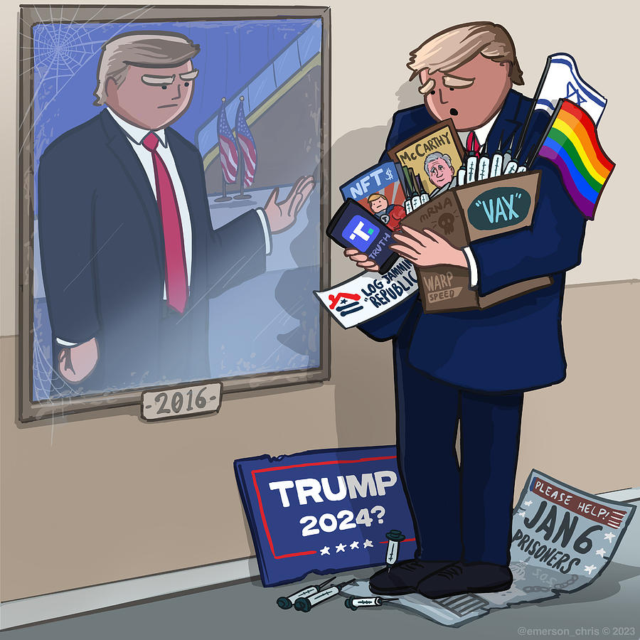 Trump2016 vs Trump2024 Digital Art by Emerson