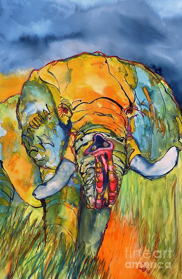 Trumpet Painting by Glen Garnett Trumpet Painting by Glen Garnett