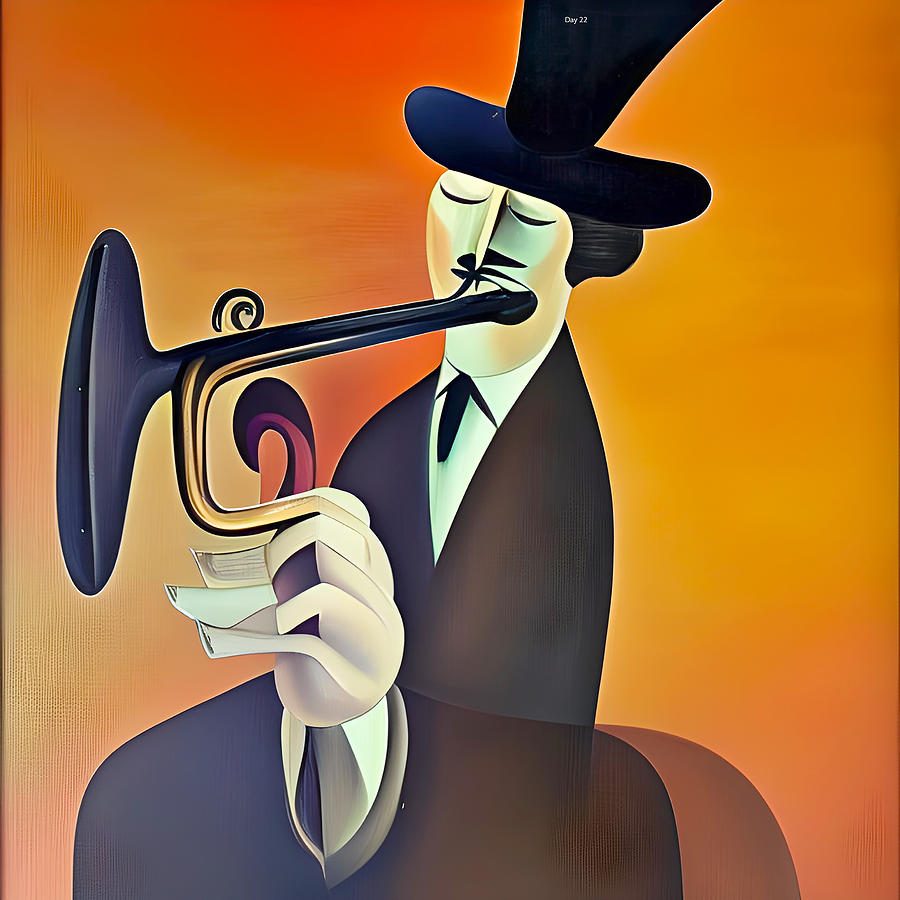 Trumpet Player Digital Art by Day Williams Fine Art America