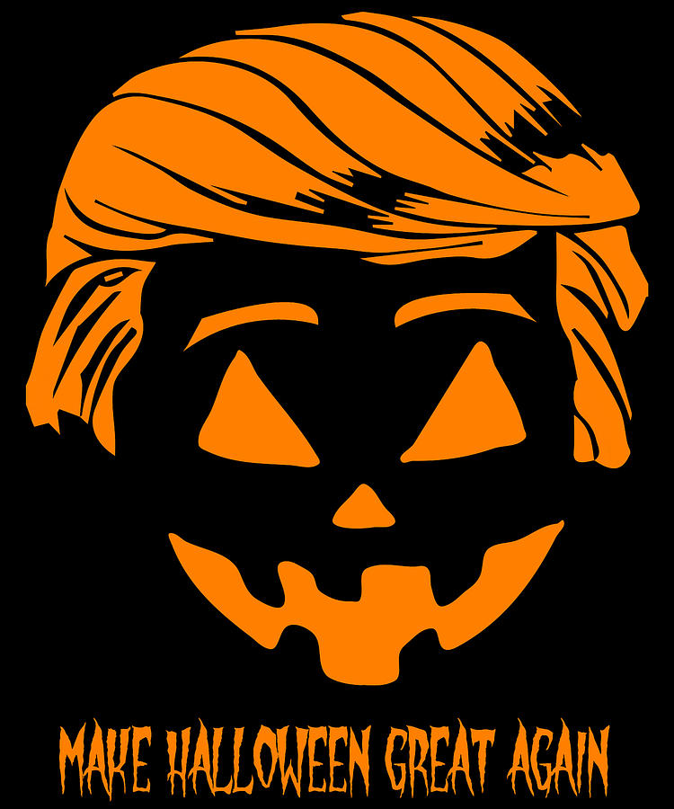 Trumpkin Make Halloween Great Again Digital Art by Flippin Sweet Gear