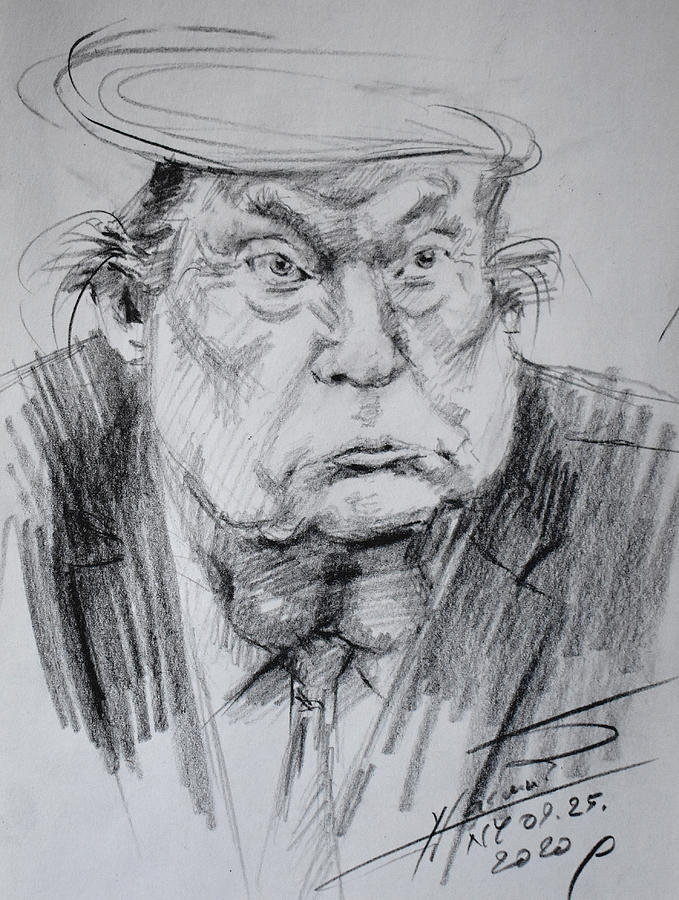 Trump Painting - Trumpty Dumpty by Ylli Haruni