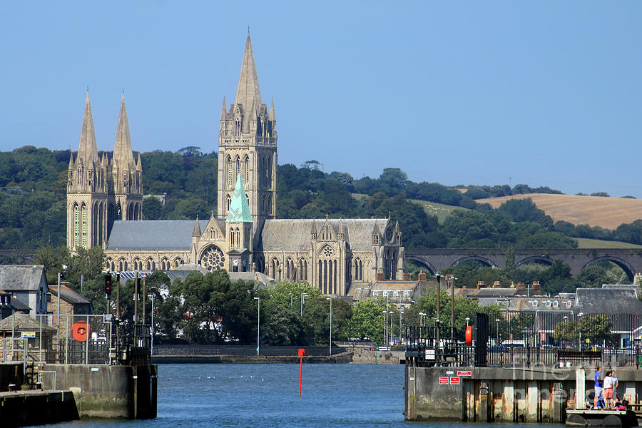 Architecture Photograph - Truro Cathedral South Side by Terri Waters