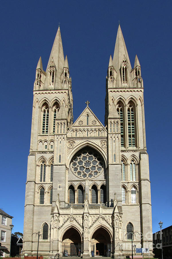 Truro Cathedral West Front Photograph by Terri Waters