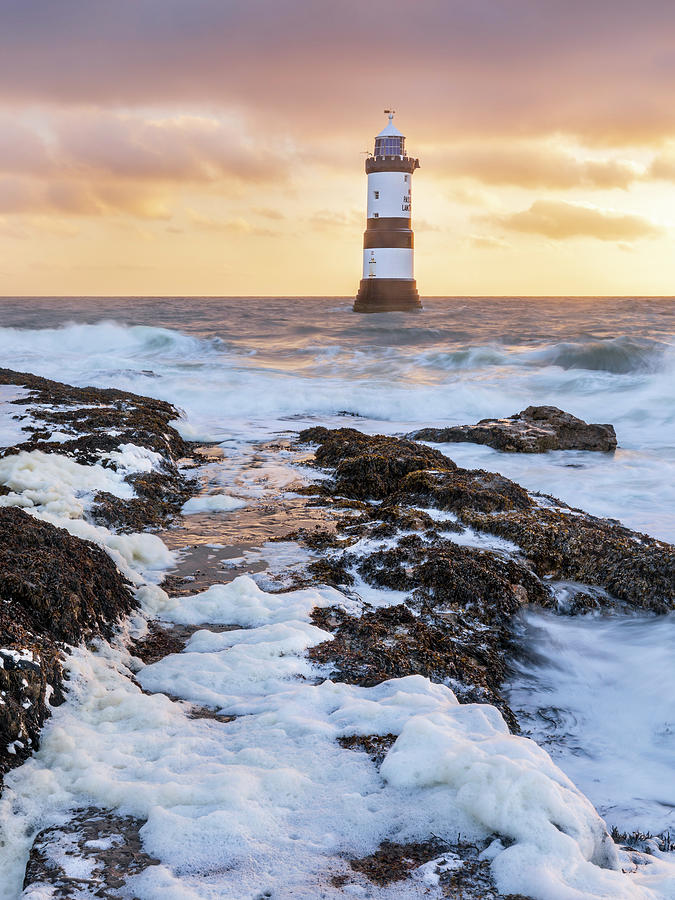 Trwyn Du Lighthouse, Anglesey Photograph by Jim Monk - Fine Art America