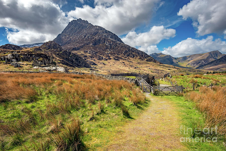 Tryfan and the Ogwen Valley Wales Photograph by Adrian Evans